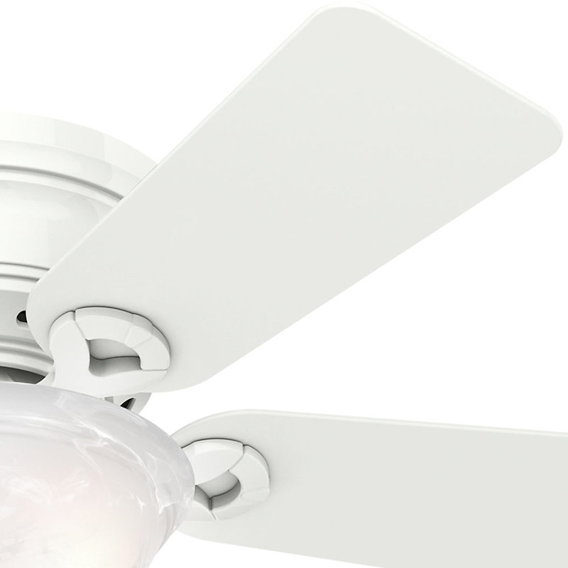 Hunter Fan 42'' Conroy 5 Blade Flush Mount Ceiling Fan with Pull